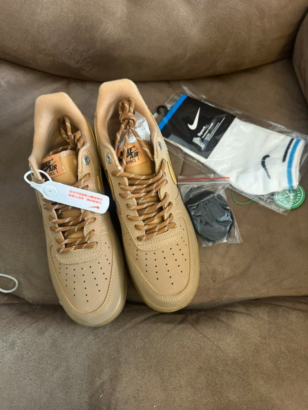 Nike Air Force 1 Low - Wheat/Tan Leather